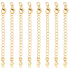 BENECREAT 12Pc Brass Chain Extender FIND-BC0013-75A-1