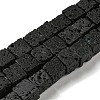 Natural Lava Rock Beads Strands G-C084-E08-01-1