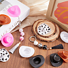 SUNNYCLUE 16Pcs 4 Styles Plastic Big Pendants KY-SC0002-13-4