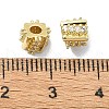 Rack Plating Brass Pave Clear Cubic Zirconia Beads KK-M282-33G-3