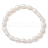 Natural Pearl Beads Stretch Bracelets for Women BJEW-JB11321-2