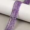 Natural Amethyst Beads Strands G-P457-B01-56-2