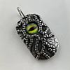Retro Rock Punk Men's Evil Eye Stainless Steel Pendant Necklaces BI5635-5