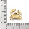 304 Stainless Steel Rhinestone Pendants STAS-D300-01G-14-3