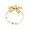 304 Stainless Steel Open Cuff Rings for Women RJEW-H229-02G-02-3