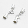925 Sterling Silver Spring Ring Clasps STER-G019-08S-2