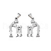 Non-Tarnish 201 Stainless Steel Pendants STAS-T044-288P-2
