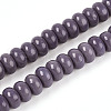 Opaque Spray Painted Glass Beads GLAA-ZX008-8mm-18S-1