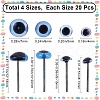 Gorgecraft 80Pcs 4 Style Craft Glass Doll Eyes DIY-GF0007-82-2