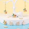 24Pcs 4 Style Alloy Enamel Pendants FIND-LS0001-10-NR-7
