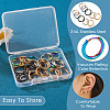  30Pcs 15 Style 316L Surgical Stainless Steel Huggie Hoop Earrings for Girl Women EJEW-TA0001-11-4