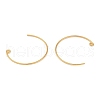 Brass Earring Hooks KK-C069-01KCG-2