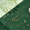 Unicraftale 60Pcs 6 Styles Brass Linking Rings KK-UN0002-93-2