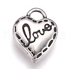 304 Stainless Steel Pendants STAS-O101-44AS-1