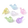 UV Plating Opaque Acrylic Pendants OACR-T028-61-1