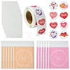 200Pcs Paper Earring Display Card CDIS-FS0001-15-1