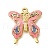 304 Stainless Steel Enamel Pendants STAS-Q347-06G-1