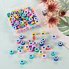 100Pcs Handmade Polymer Clay Beads CLAY-SZ0001-08-5