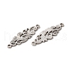 Tibetan Style Alloy Connector Charms PALLOY-H141-02AS-2