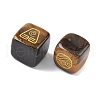 4Pcs 4 Styles Natural Tiger Eye Display Decorations G-F786-03A-06-2