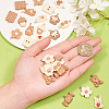 32Pcs 16 Styles Resin Pendants RESI-CJ0001-216-4