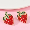 Brass Micro Pave Cubic Zirconia Stud Earrings EJEW-F895-27C-02G-2