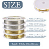 4 Rolls 4 Style Copper Wire CWIR-TA0001-02-3