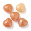 Mother's Day Gifts Natural Red Aventurine Heart Love Stone G-G973-07A-1