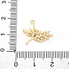Brass Crystal Rhinestone Pendants KK-E793-05G-3