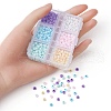660Pcs 6 Colors Handmade Frosted Porcelain Beads PORC-YW0001-01-3