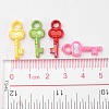 Opaque AB Color Acrylic Skeleton Key Pendants X-SACR-R697-M24-4