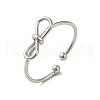 Brass Cuff Rings for Women RJEW-D026-03P-1