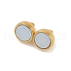 Rack Plating Brass Magnetic Clasps KK-Z070-19G-02-4