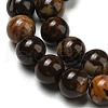 Natural Rhodonite Round Beads Strands G-R494-A21-02-3