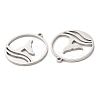 Non-Tarnish 304 Stainless Steel Pendants STAS-K020-18P-2