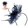 Polyester Mesh Veil Hair Bands OHAR-WH0034-12B-7