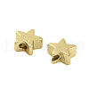 Rack Plating Brass Beads KK-C056-08A-G-2
