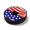 Independence Day Silicone Focal Beads SIL-R147-01F-2