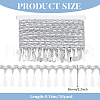 10 Yards Polyester Ribbons with Teardrop Tassel OCOR-WH0085-67A-2