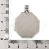 316 Surgical Stainless Steel Pendants STAS-E212-71AS-3