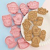 Christmas Plastic Cookie Candy Food Cutters Molds DIY-K080-02-1