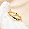 Adjustable Brass Micro Pave Cubic Zirconia Finger Rings for Women RJEW-H247-15G-1