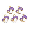 Autumn Theme Alloy Enamel Pendants X-ENAM-T009-46B-RS-3