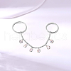 Brass Pave Cubic Zirconia Finger Rings for Women JM9814-1-4