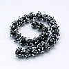 Handmade Bumpy Lampwork Beads Strands LAMP-G050-M-3