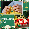 SUNNYCLUE 10Pcs Christmas Theme Alloy Big Pendant Decoration HJEW-SC0001-70-5