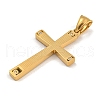 Ion Plating(IP) 304 Stainless Steel Pendants STAS-D110-22G-2