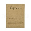 12 Constellation Theme Cardboard Jewelry Display Cards AJEW-TAC0003-10I-1