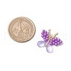 Handmade Glass Seed Beaded Butterfly Pendants PALLOY-MZ00685-02-2