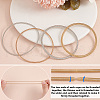   32Pcs 4 Styles Iron Wire Round Snake Chain Stretch Bracelets Set BJEW-PH0004-39-4